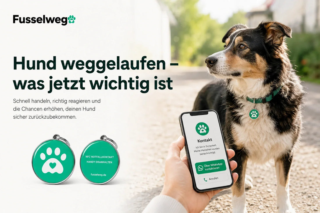 Hund weggelaufen – was jetzt wichtig ist