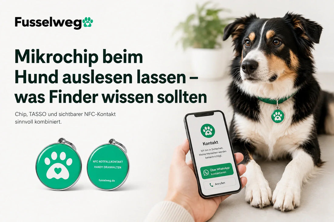 Mikrochip beim Hund auslesen lassen – was Finder wissen sollten